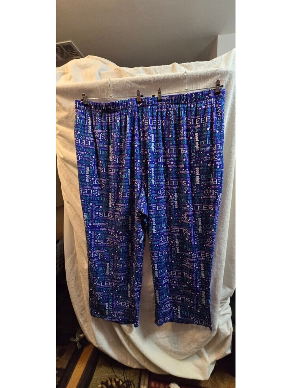 Dream & Co. Blue print sz 38/40 Pajama pants